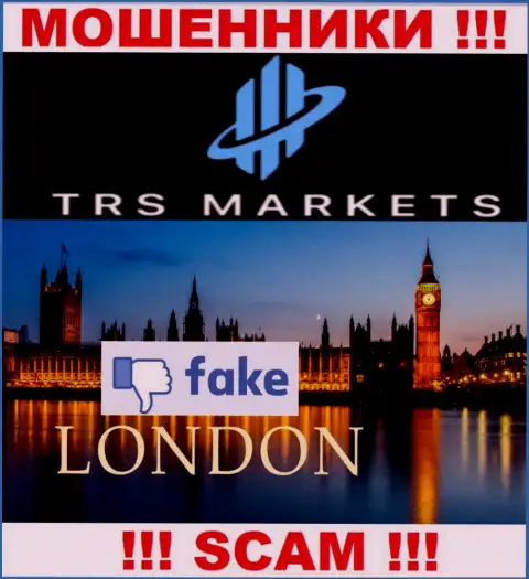 Не надо доверять интернет шулерам из TRS Markets - они показывают фейковую информацию об юрисдикции