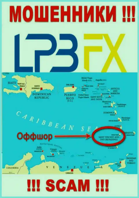 ЛПБ ФХ беспрепятственно оставляют без средств, потому что расположены на территории - Saint Vincent and the Grenadines