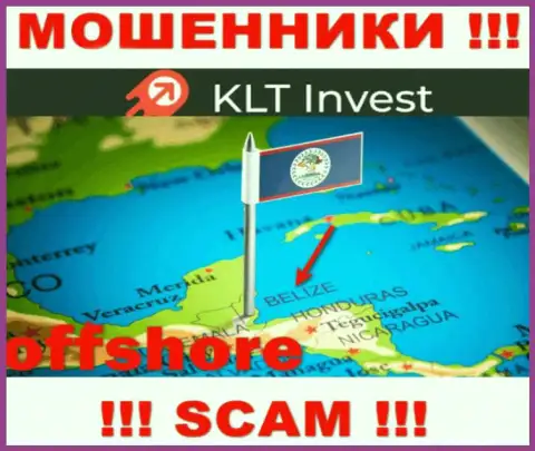 KLTInvest Com беспрепятственно обдирают, поскольку разместились на территории - Belize