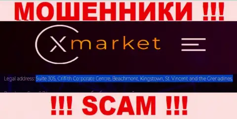 Зарегистрированы интернет мошенники XMarket в офшорной зоне  - Сент-Винсент и Гренадины, будьте крайне бдительны !