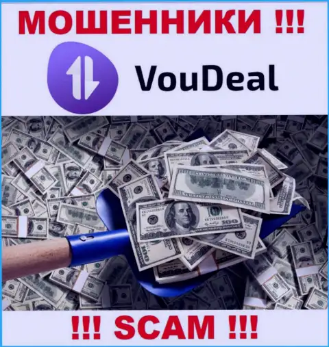 Невозможно забрать вложенные денежные средства с организации VouDeal, именно поэтому ни копейки дополнительно заводить не надо