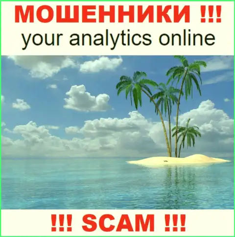 Your Analytics скрывают адрес регистрации, где зарегистрирована организация - это явно internet-аферисты !!!