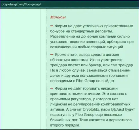 Место ФибоФорекс в черном списке контор-мошенников (обзор неправомерных действий)