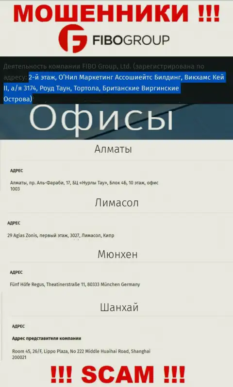 Взаимодействовать с организацией FiboGroup довольно опасно - их оффшорный адрес регистрации - 2nd Floor, O’Neal Marketing Associates Building Wickham’s Cay II, P.O. Box 3174, Road Town, Tortola, VG 1110, British Virgin Islands (информация позаимствована сайта)